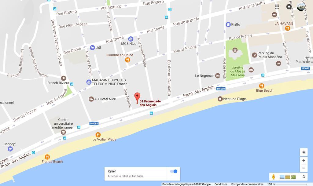 Nice Beach - Promenade Des Anglais מראה חיצוני תמונה